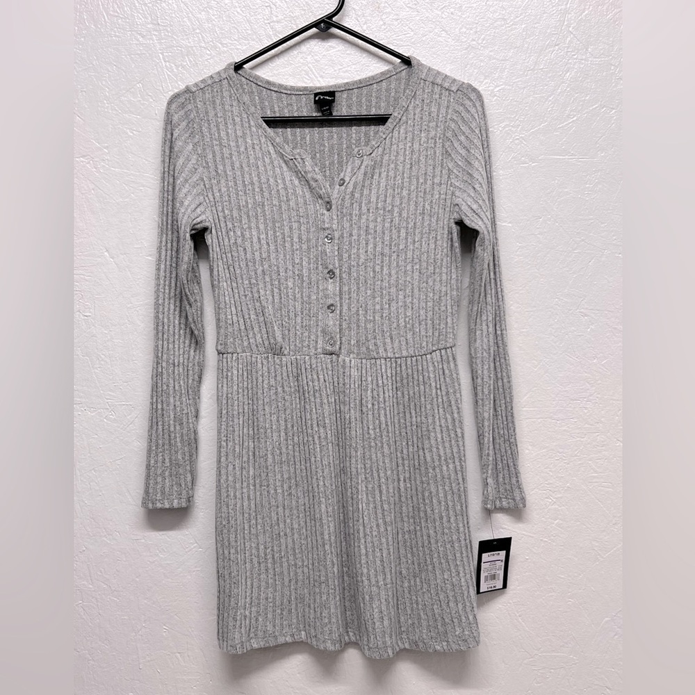 GIRLS' Cozy Henley Dress-Art Class